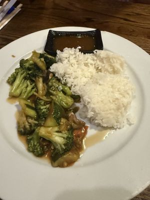 The vegetable hibachi plate...  at Sushi Masa  in Pensacola