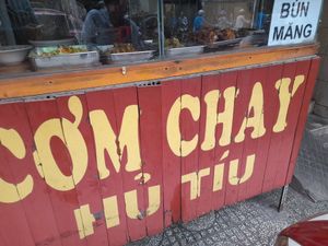 Outside at Cơm Chay 390 in Ho Chi Minh City