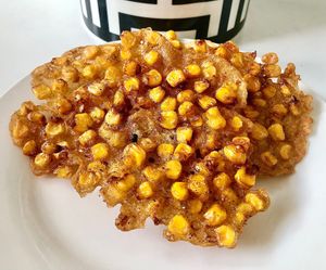 Corn fritters at Burma Road in Dubai