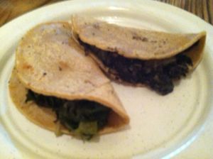 more yummy tacos at Cate de mi Corazon in Mexico City