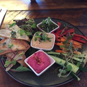 Organic Dips  at Greenhouse Factory in Coolangatta