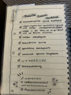 menu  at Barista Brunch Linz  in Linz