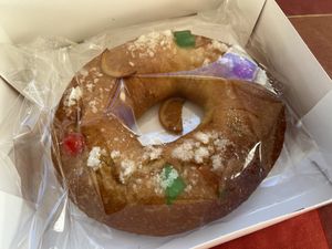 Roscón vegano sin relleno (Delish vegan doughnuts)  at Veggie Room in Madrid