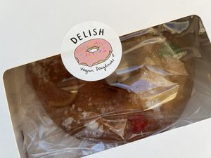 Roscón vegano sin relleno (Delish vegan doughnuts)  at Veggie Room in Madrid