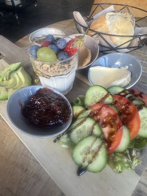 Vegan breakfast   at Coffee Brew Düsseldorf CAFÉ & BAR in Dusseldorf