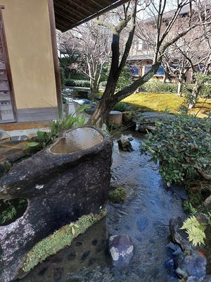Water way at Junsei in Kyoto