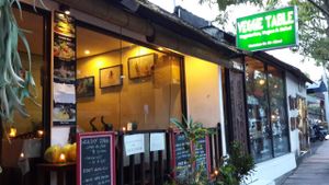 obviously it's a Veg place  at Veggie Table in Ubud