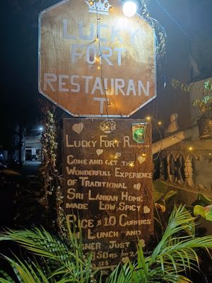 at Lucky Fort in Galle