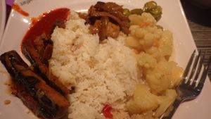 2 mock meat and veg option at Compassion Vegetarian Cuisine 慈悅素 in Central Singapore