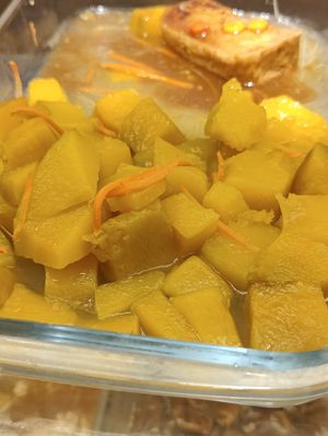Pumpkin at Compassion Vegetarian Cuisine 慈悅素 in Central Singapore