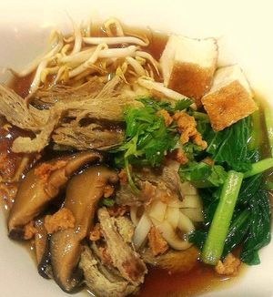 Mushroom Ipoh Hor Fun at Compassion Vegetarian Cuisine 慈悅素 in Central Singapore