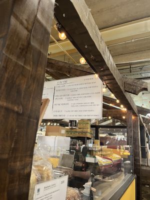 Vegan menu  at C'est cheez in London