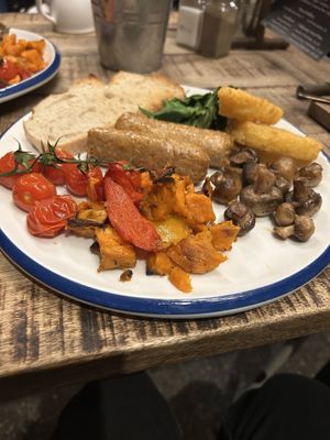 Vegan breakfast .  at Checketts of Ombersley in Droitwich