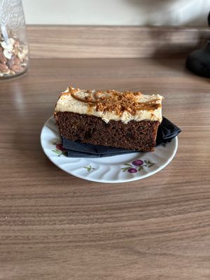 Biscoff cake.  at Checketts of Ombersley in Droitwich