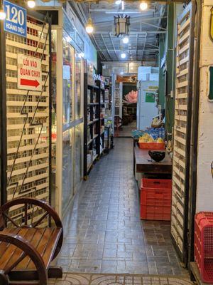 Head to the back of the shop at An's Natural Garden in Buon Ma Thuot