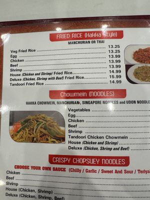 Menu  at Royal Garden Milton in Milton