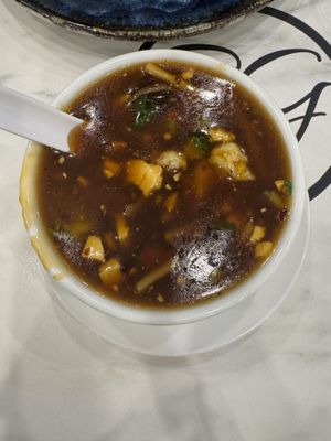Veg Hot and Sour Soup - Vegan   at Royal Garden Milton in Milton