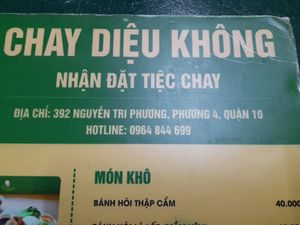 Address. Phone number at Diệu Không in Ho Chi Minh City