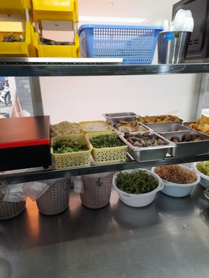 Fresh ingredients at Diệu Không in Ho Chi Minh City