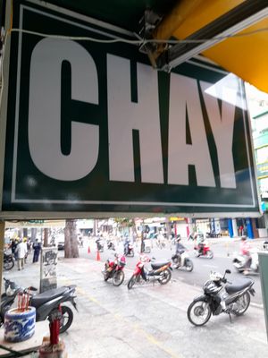Sign outside at Diệu Không in Ho Chi Minh City
