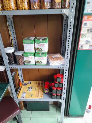 Vegan products for sale at Diệu Không in Ho Chi Minh City