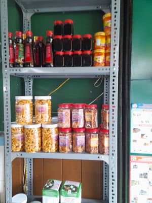 Vegan products for sale at Diệu Không in Ho Chi Minh City