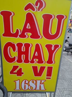 Sign outside at Diệu Không in Ho Chi Minh City