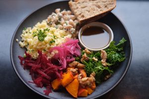 Seasonal salad bowl  at Schmaus in Freudenstadt