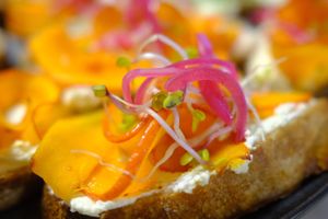 Homemade sourdough bread  at Schmaus in Freudenstadt