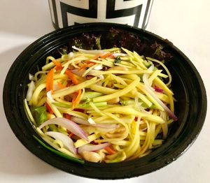 Papaya salad at Thai Sabai in Dubai