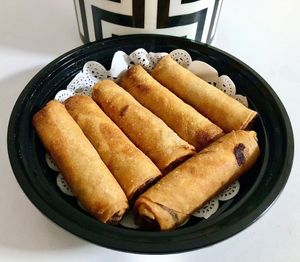 Spring rolls at Thai Sabai in Dubai