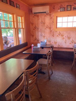 Interior seating at Dusty's Hideaway in Tacoma