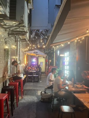 Alley way  at Mensho Tokyo in Sydney