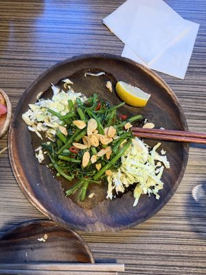 Morning glory. The best thing on the menu.   at Prathet Thai - 쁘라텟타이 in Seoul