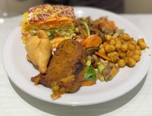 There is a great variety of food to choose from'  at Sofia - Maybe closed in Mendoza