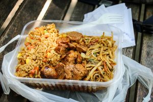 selection from the buffet at Sofia - Maybe closed in Mendoza