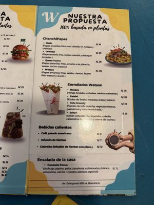   at Watson Restaurante Vegano in Lima