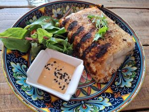 Vegan version of 'El Burrito' - May 2025 at Gig Shed Cafe in Isles Of Scilly