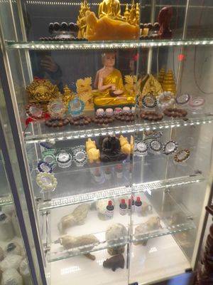 Buddhist products for sale at Thiên Ý in Ho Chi Minh City