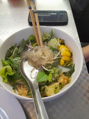 Breakfast noodles at Thiên Ý in Ho Chi Minh City