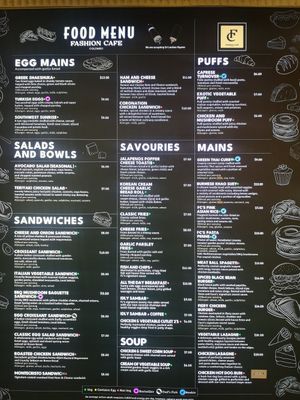 Food at CMB - Fashion Cafe in Colombo