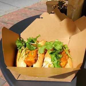 Tofu banh mi (to go) at Little Pig  in Portland