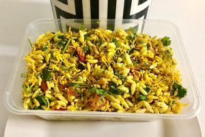 Bhel puri at Brijwasi in Dubai
