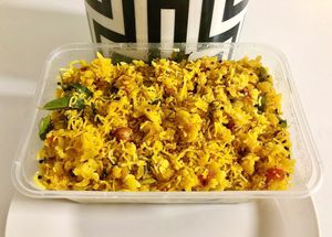 Poha at Brijwasi in Dubai