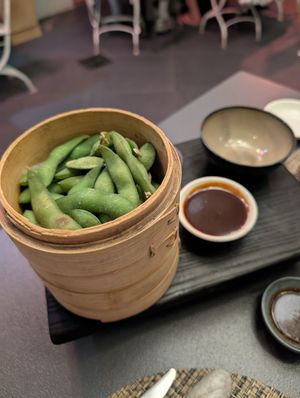 Edamame with gochujang at Yama Asian Eatery  in Franschhoek
