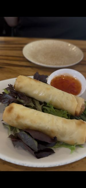 Spring rolls   at Laksa King in Flemington
