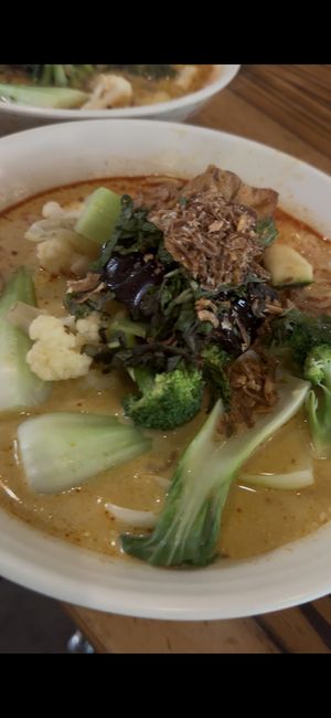 Full of goodness, beware it’s hot!   at Laksa King in Flemington