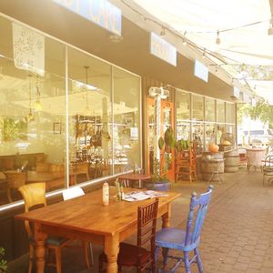 Patio at Farmer and The Cook Cafe in Ojai