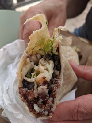 Cauliflower Burrito at Farmer and The Cook Cafe in Ojai