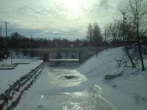 View from the Nourish Dining Room.   at Nourish Restaurant and Cafe in Newmarket